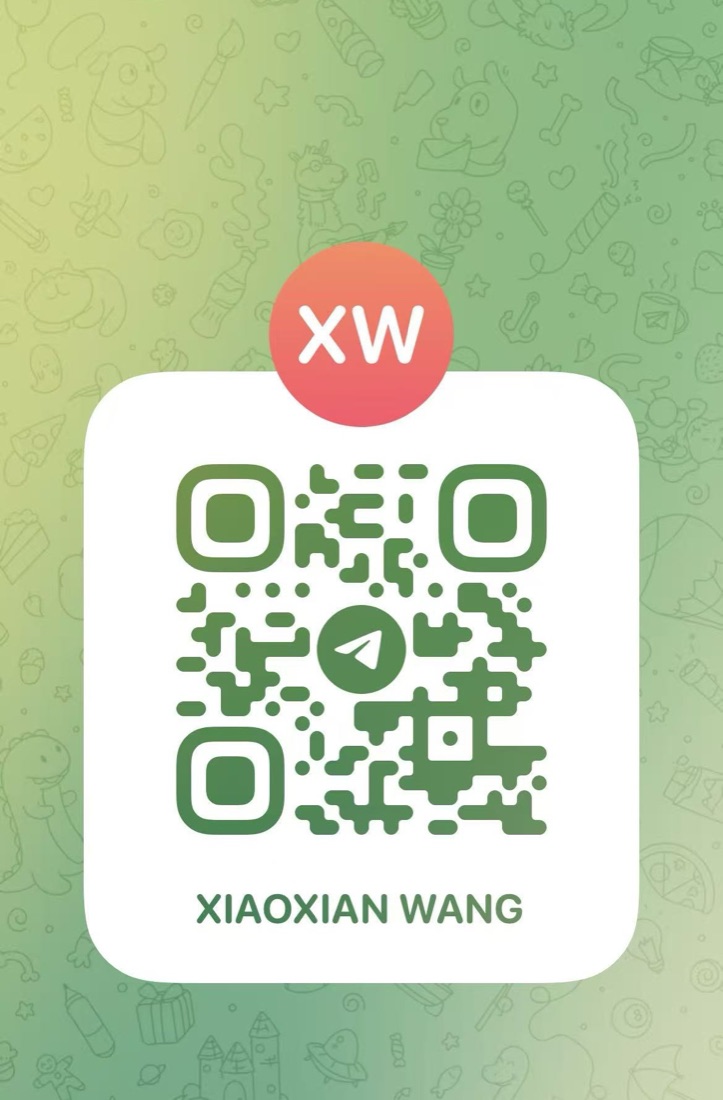 Telegram QR code for Xiaoxian Wang
